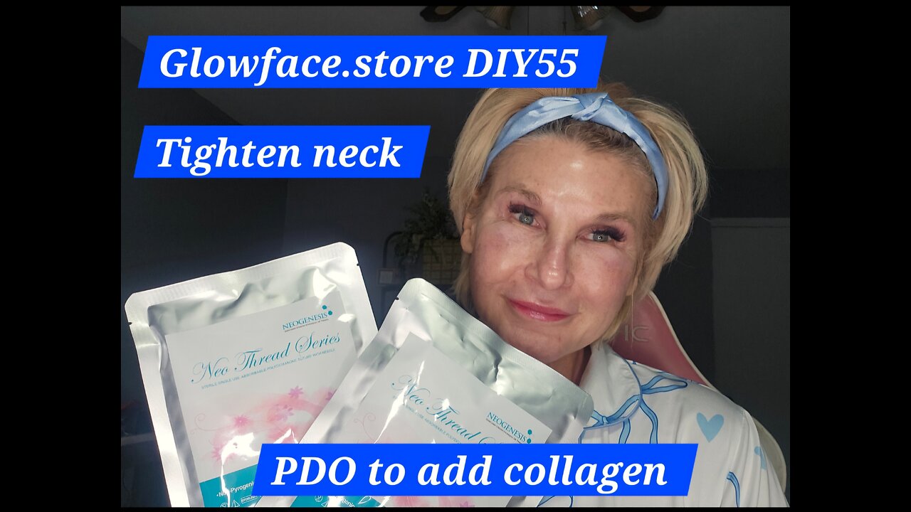 GLOWFACE.STORE tighten neck PDO 30g Build collagen and elasticity