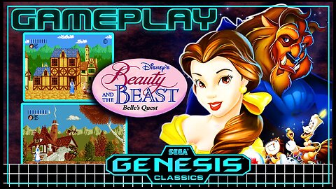 GAMEPLAY of Beauty and the Beast: Belle's Quest-SEGA GENESIS