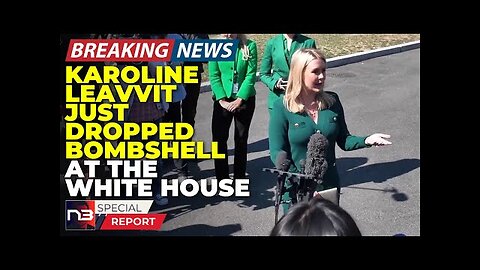 Breaking: Karoline Levitt's Stunning Announcement Just Made On White House Lawn!