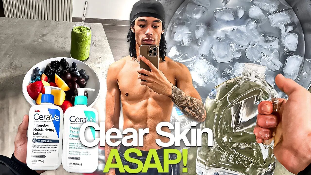 how to get clear skin for guys asap.