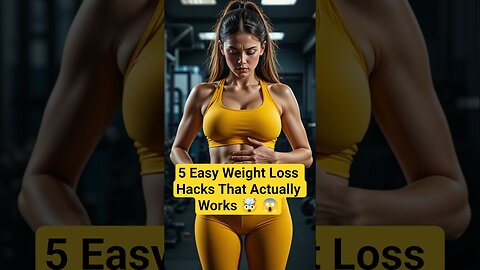 5 Easy Weight Loss Hacks That Actually Work 🤯😱 | Burn Fat Faster With Simple Habits! #Shorts #Hacks