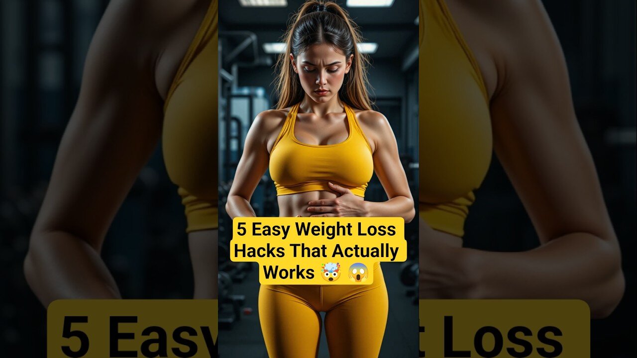 5 Easy Weight Loss Hacks That Actually Work 🤯😱 | Burn Fat Faster With Simple Habits! #Shorts #Hacks