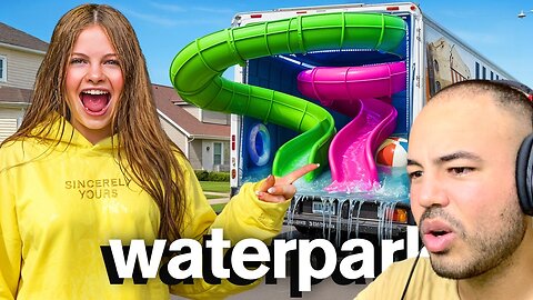 Kalkazian react Jordan Matter | I Built a WATERPARK in a Truck