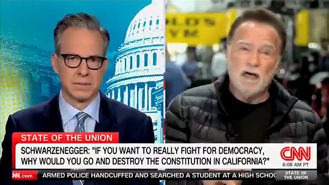 LOOK On Jake Tapper's Face When Schwarzenegger Calls Out DEMOCRATS For Gerrymandering Is PRICELESS