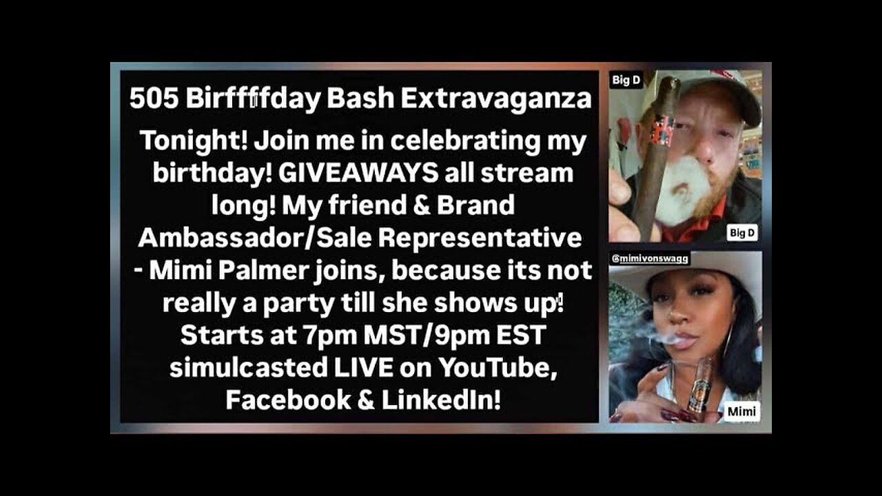 Birrrrfffday Bash Extravaganza with Mimi Palmer of Casa de Suenos Cigars
