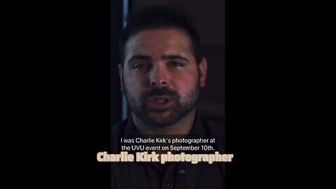 Charlie Kirk photographer on last moments