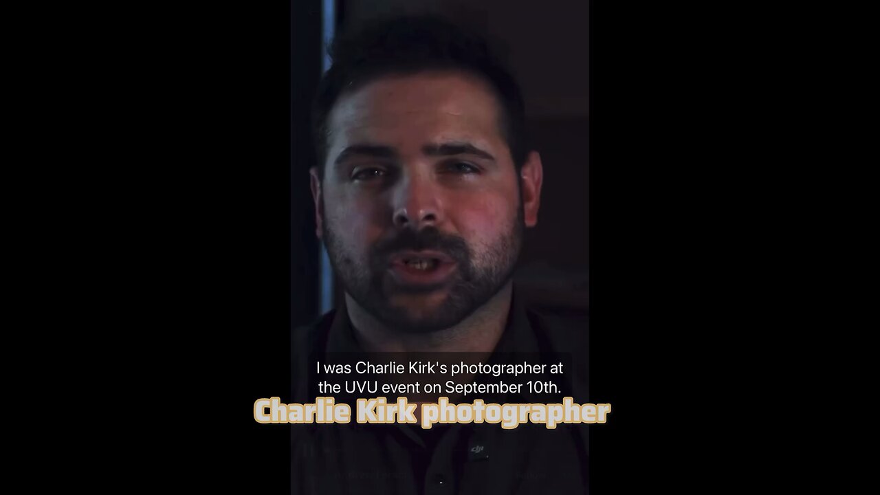 Charlie Kirk photographer on last moments