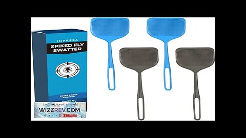 IMPRESA 4 Pack Extra Large Spiky Fly Swatter for Indoors & Outdoors Review