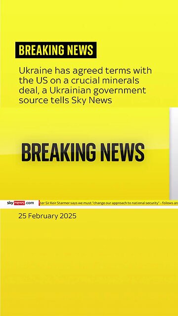 Ukraine agrees to rare earth metals deal with US