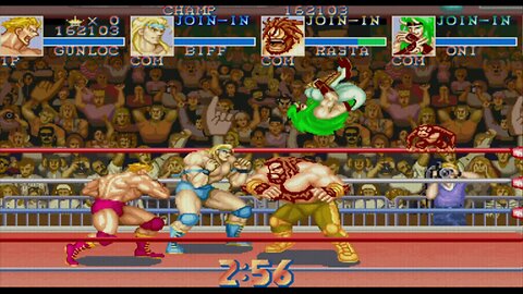 Gunloc +Biff vs Rasta + Oni