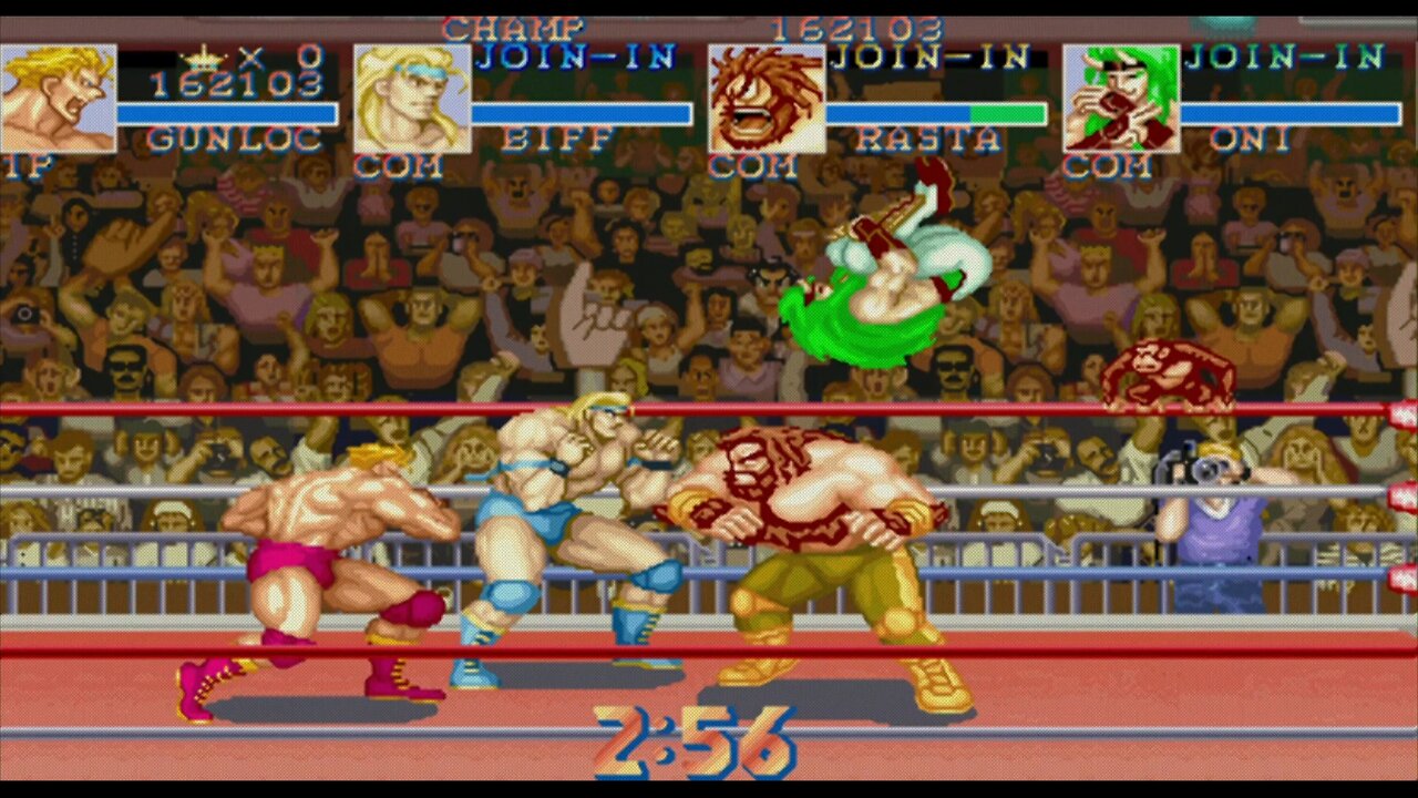 Gunloc +Biff vs Rasta + Oni