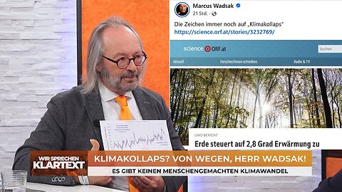 RTV Privatfernsehen🚨👉"Klimakollaps? Von wegen, Herr Wadsak!" - Wir sprechen Klartext