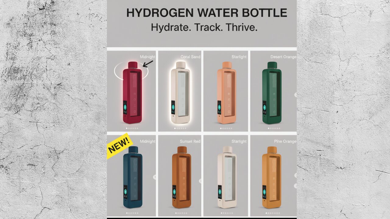 Vibrant Hydrogen Water Bottles: Which Color Suits You?