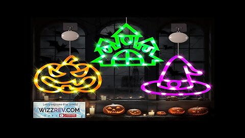 Halloween Decorations Lights3PCS Halloween Lights Halloween Window Decorations Orange Review