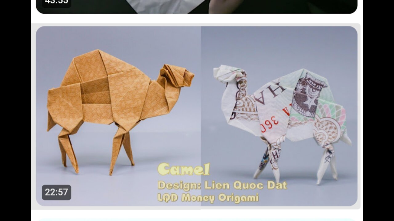 How to make paper camel 🐫