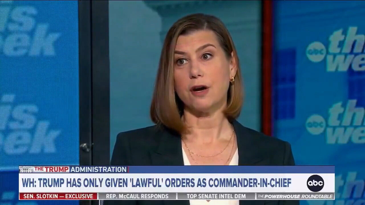 Elissa Slotkin ADMITS Democrats Lied About President Trump Issuing Illegal Orders To The Military
