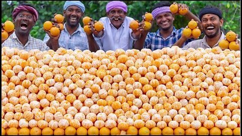 ORANGE JAM MARMALADE | Home Made Marmalade Recipe Cooking in Village | Easy Fruit Jam Recipes