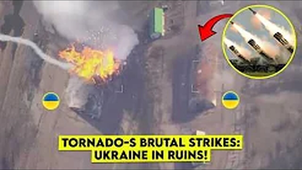 Massive Destruction! Russia’s Tornado-S Obliterates Ukraine’s Defenses