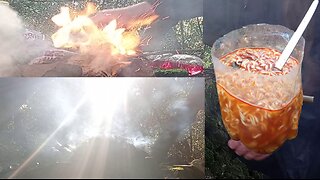 05, fire , camp fire, korean noodles, extra spicy,, #2025,