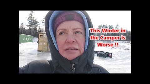 More Challenges this Winter while Living in Our RV !! | #wintercamping
