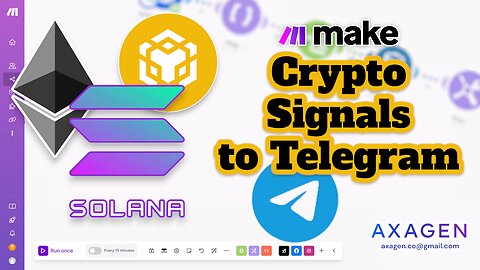 Automated Crypto Signals to Telegram - Real-Time Pools, Alerts & Filters with Make.com