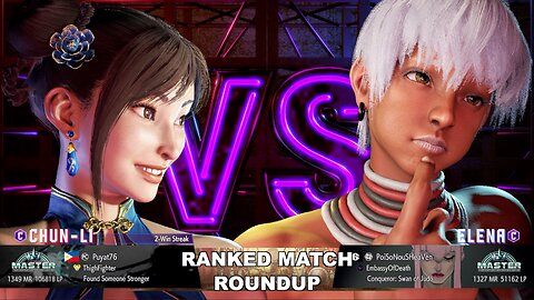 Kuya Kalbo SF6 Ranked Roundup. Chun Li Master Rank [Hori Fight Stick]