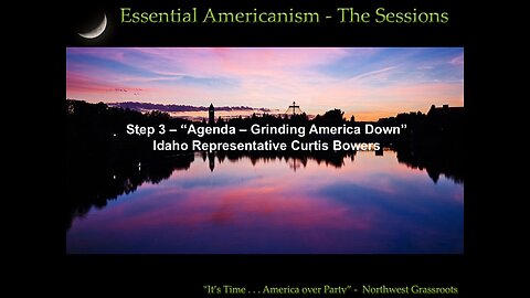 2025 – 09-26 – Step 3 - Agenda - Grinding America Down - Curtis Brown