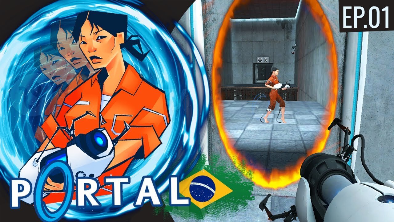 Portal 1 Ep.[01] - Uma amostra (cobaia) de testes da Aperture Science.