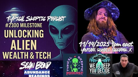Typical Skeptic #2300 · Sean Bond – Psionic League - Abundance Readings