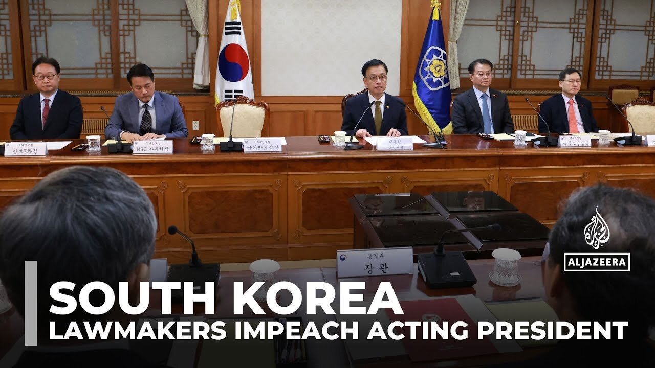 South Korea impeachments: Lawmakers vote to impeach acting president