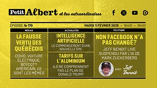 Petit Albert et les extraordinaires Épisode # 170 - Avec Jeff Benoit