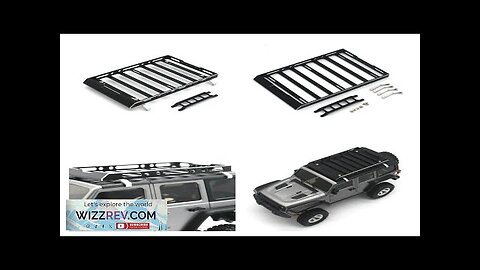 Upgraded Metal Simulation Luggage Rack for JJRC C8801 C8809 FMS 1/18 Red Review