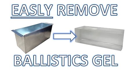 How to Remove Ballistics Gel From the Mold in 30 Seconds