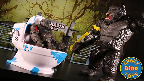 New Godzilla X Kong Toys Unboxed Kong With Fighter Jet + Huge Box Godzilla Toys, King Kong Toys