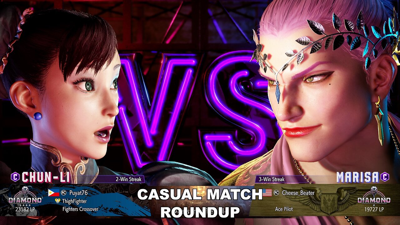 Kuya Kalbo SF6 Casual Match Roundup. Chun Li 4 star Diamond Rank [Hori Fight Stick]
