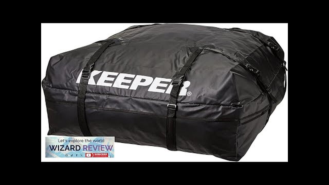 Keeper 11 Cubic Feet Weatherproof Rooftop Cargo Bag Rooftop Cargo ...