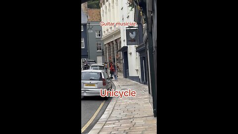 Unicycle musician