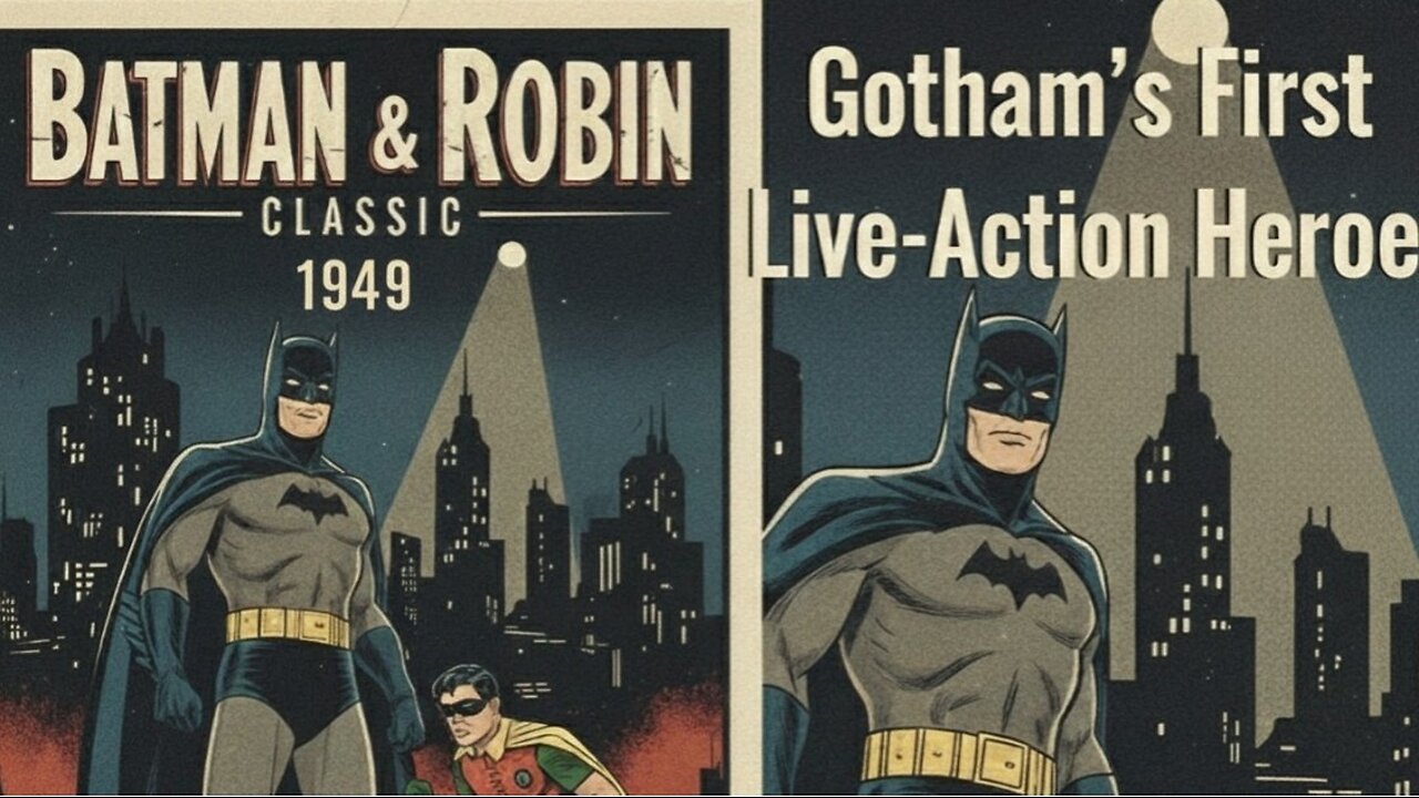 Batman & Robin – Episode 1: Batman Takes Over (1949) | The Dynamic Duo's Cinematic Debut