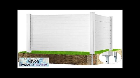 VEVOR Outdoor Privacy Screens 50" W x 50" H Air Conditioner Fence Review