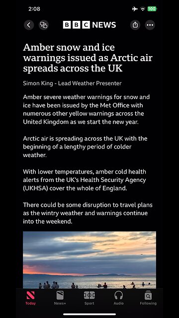 BBC weather 02/03-01-2026