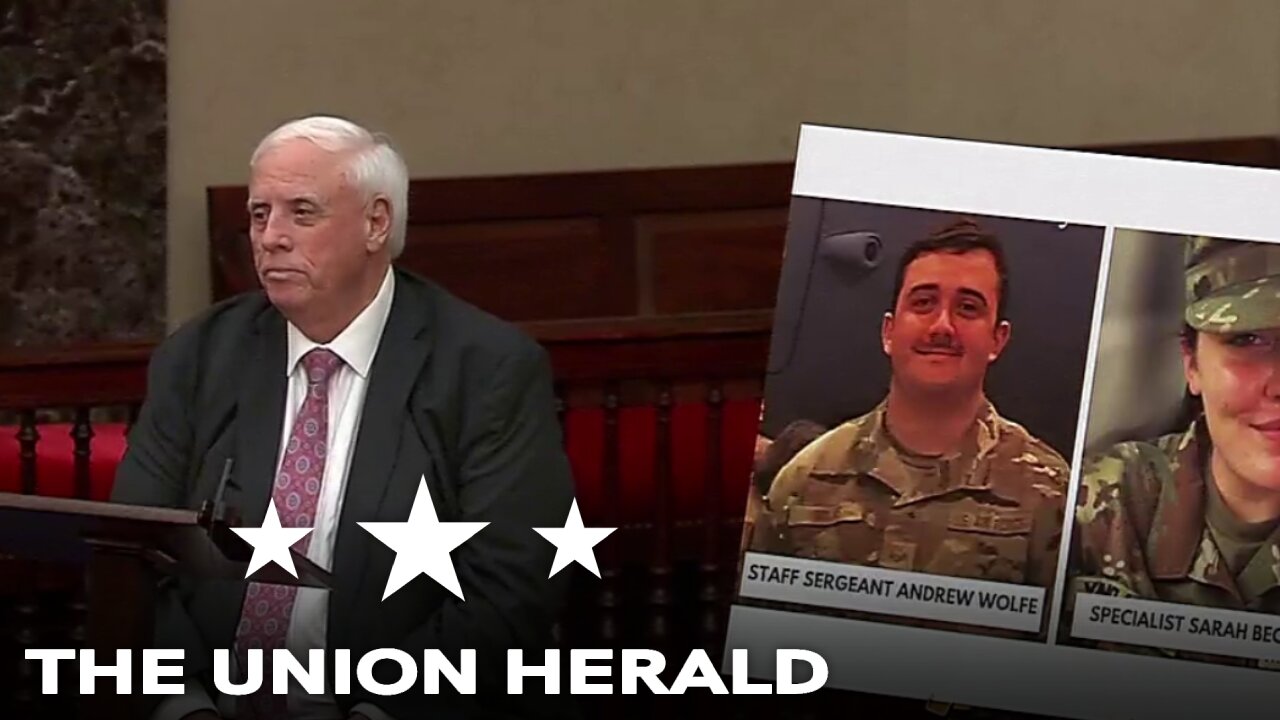 Senator Justice Delivers Remarks on the Shooting of 2 National Guard Members in D.C.