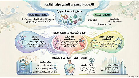 مفهوم هندسة العطور Perfume engineering concept