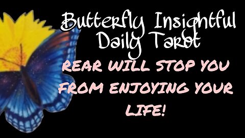 DON'T LET THINGS THAT WILL NEVER HAPPEN STOP YOU FROM ENJOYING YOUR LIFE! ASSESS THE RISK #BUTTERFLY