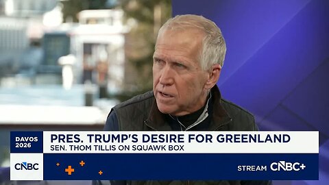 Sen. Tillis on Pres. Trump's desire for Greenland: A waste of taxpayer dollars