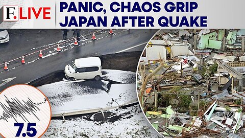 Japan Hit by 7.5 Earthquake; Tsunami Warnings Trigger Orders For 90,000 Evacuations | Firstpost Live