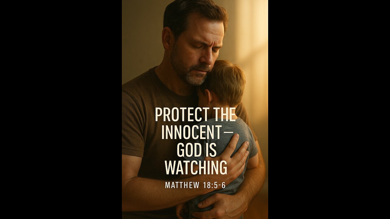 “Protect the Innocent — God Is Watching”