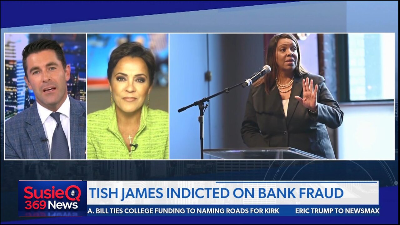 TISH JAMES INDICTED ON BANK FRAUD