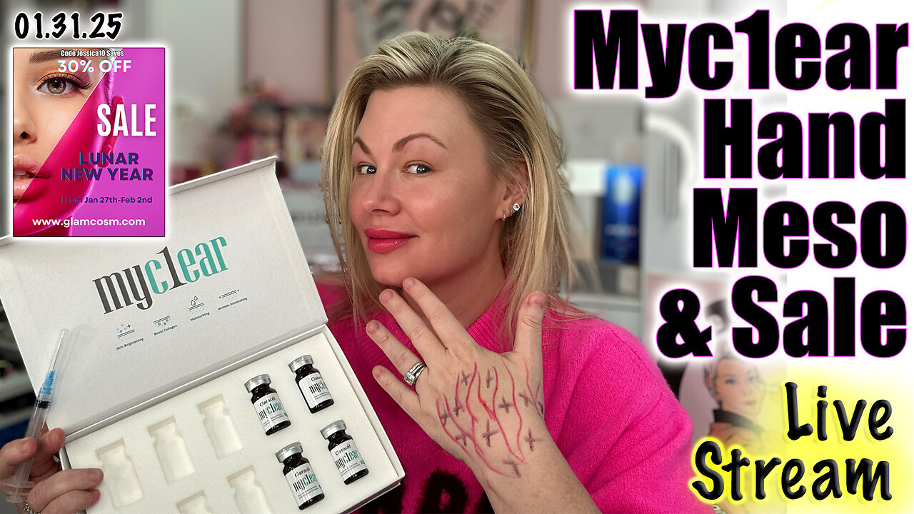 Live Myc1ear Hand Meso and Glamcosm Sale ! Code Jessica10 Saves you 30% off!