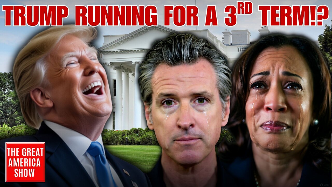 Trump considers a run for a third term as the Democrats continue to keep the government closed!