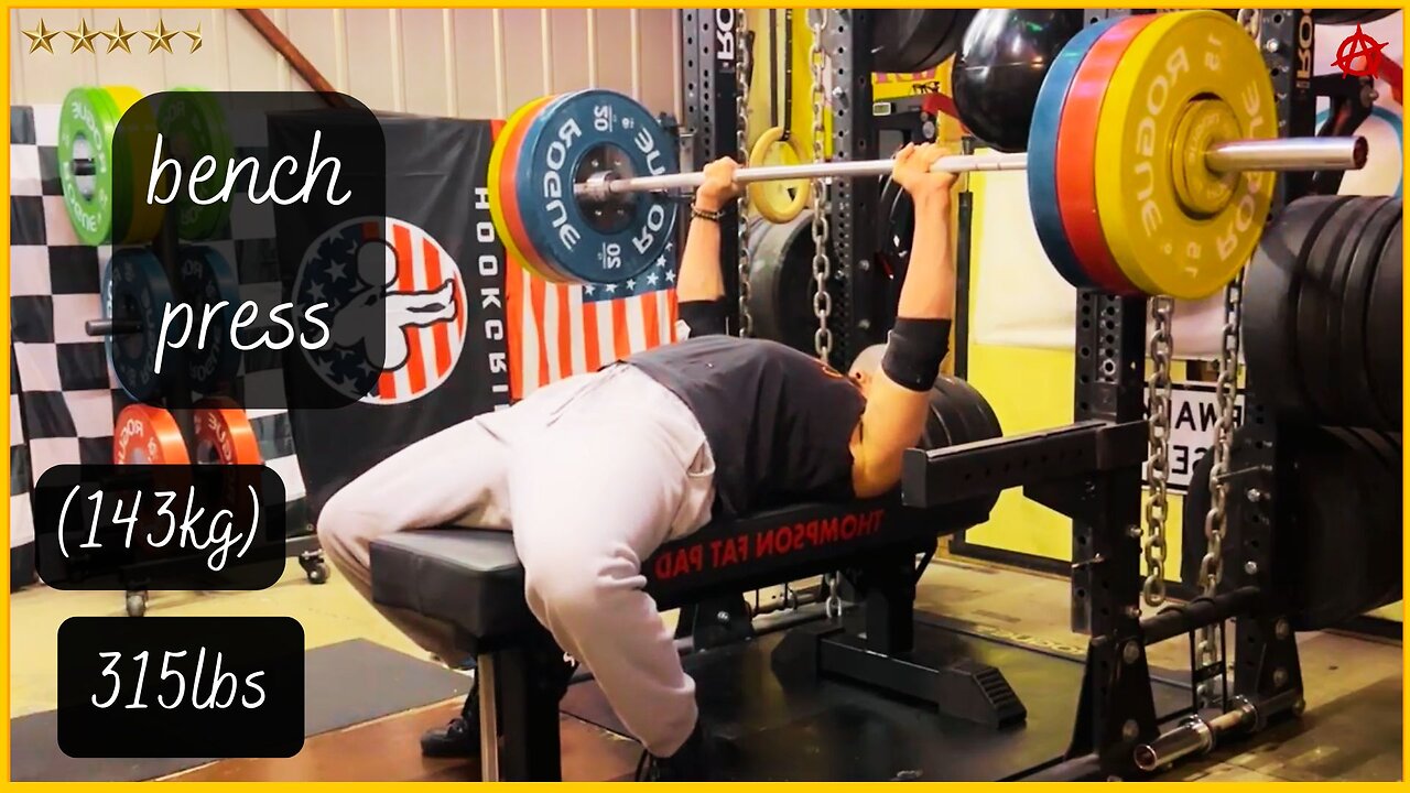 315lbs (143kg) Bench Press